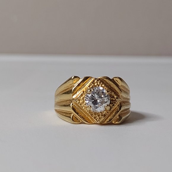 Very Pretty Size 9.5 14k HGE Ring - Picture 2 of 10